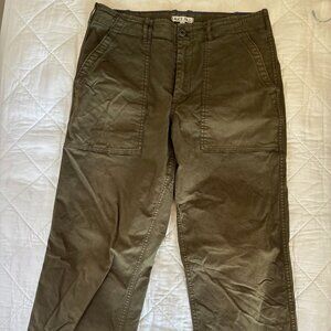 Alex Mill Green Fatigue Pants, 33x30